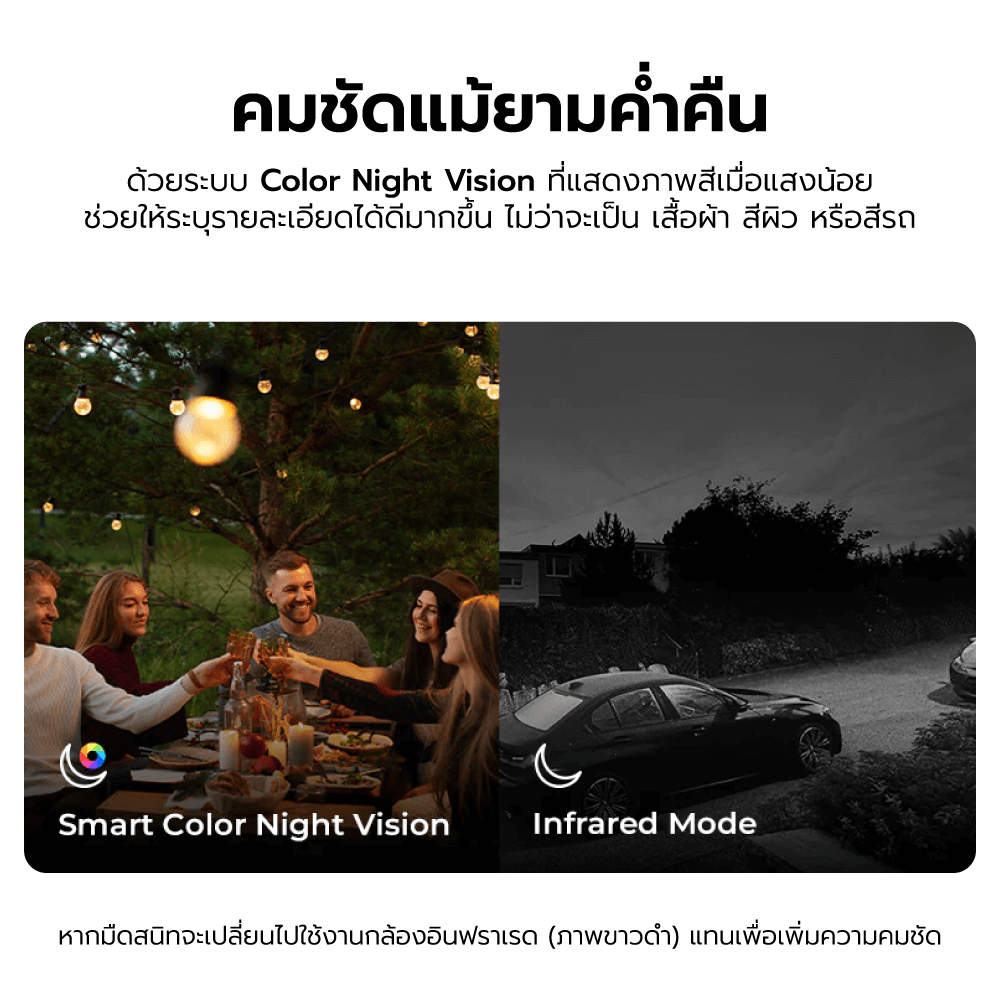กล้องวงจรปิดภายนอก IMILAB EC6 PRO กล้องวงจรปิดคมชัด 4K กันน้ำ กันฝุ่น IP66_6